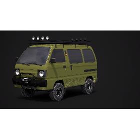 3D Suzuki Carry 4x4 model